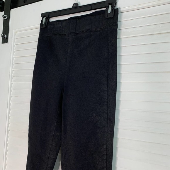 L’AGENCE Rochelle Coated Skinny Jeans Black Size M - Picture 8 of 12